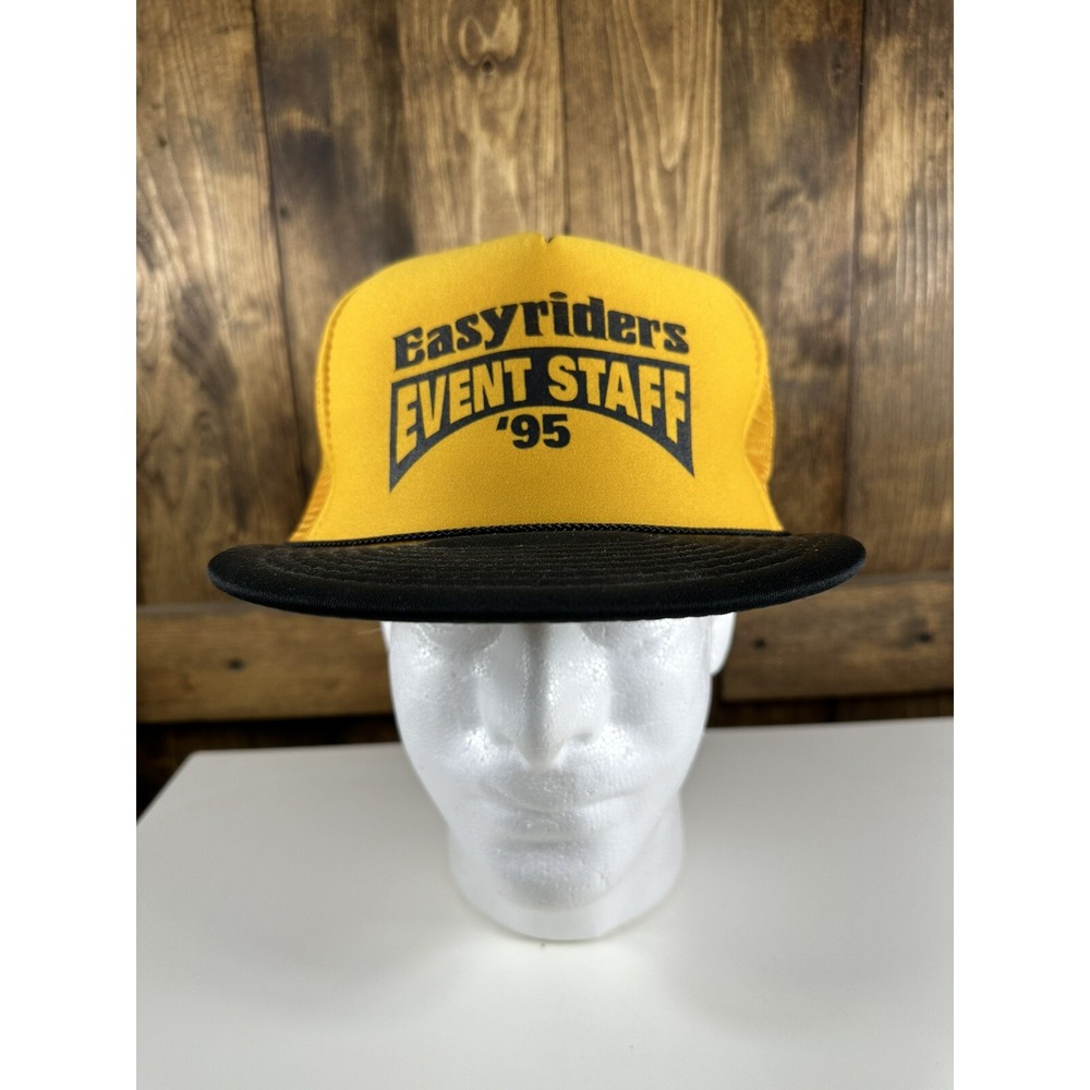 Easyriders 1995 Magazine Hat Snapback Cap Event Staff‎ Motorcycle Biker VTG